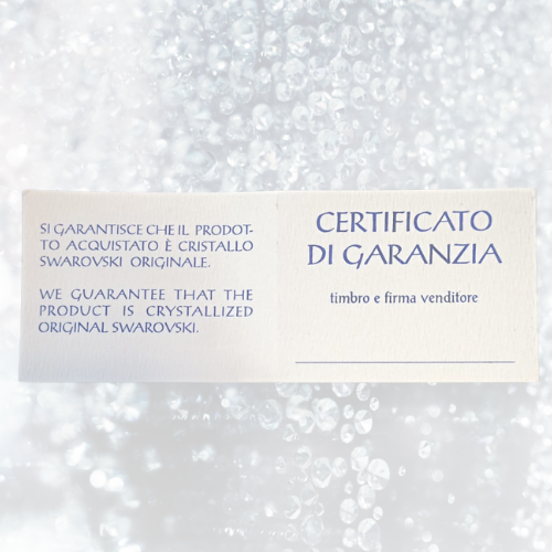 Piercing Ombelico 1x con Brillantini Swarowsky (Certificato)